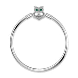 S925 Sterling Silver Snake Bone Chain Bracelet Owl Buckle 3MM Basic Chain Diy Chain