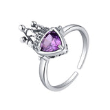 925 Sterling Silver Castle Love Ring