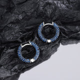 Sterling Silver 925 Niche Design Creative C-shaped Earrings