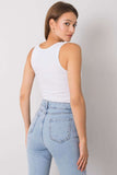 Chic Sleeveless T-Shirt with Heart Neckline & Pocket Detail Lailacart