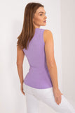 Elegant Sleeveless Casual Shirt with Floral Detail Lailacart