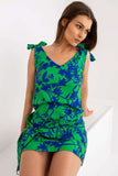 Heart Neckline Straight Cut Top with Decorative Straps Lailacart
