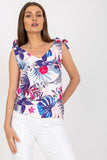 Heart Neckline Straight Cut Top with Decorative Straps Lailacart