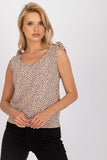 Heart Neckline Straight Cut Top with Decorative Ties Lailacart