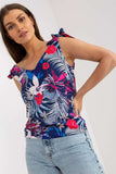 Heart Neckline Straight Cut Top with Decorative Ties Lailacart