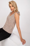 Heart Neckline Straight Cut Top with Decorative Ties Lailacart