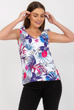 Heart Neckline Straight Cut Top with Decorative Ties Lailacart