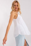 Lace Sweetheart Neckline Summer Top with Lining Lailacart