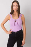 Lace-Trim Strapless Acrylic Top with Round Neckline Lailacart