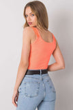 Lace-Trimmed Strapless Acrylic Top with Round Neckline Lailacart