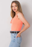 Lace-Trimmed Strapless Acrylic Top with Round Neckline Lailacart