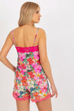 Lace-Trimmed Sweetheart Neckline Women's Chemise with Straps Lailacart