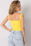 Modern Ribbed Top with Delicate Round Neckline Lailacart