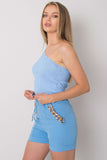 One-Shoulder Ribbed Acrylic Stylish Top Lailacart