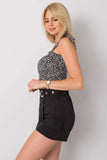 Patterned Summer Top with Tied Straps Lailacart