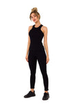 Ribbed Top with Deep Cutouts Front and Back Lailacart