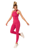 Ribbed Top with Stylish Deep Cutouts Front and Back Lailacart