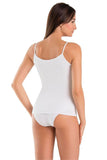 Soft Bamboo Undershirt for Women - Classic White Design Lailacart