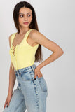 Strapless Summer T-Shirt with Laced Neckline Lailacart
