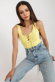 Strapless Summer T-Shirt with Laced Neckline Lailacart