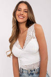 Stylish Sleeveless Lace Openwork Top for Effortless Elegance Lailacart
