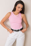 Summer Cotton Sleeveless T-Shirt with Round Neckline Lailacart
