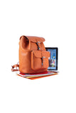 Vintage Leather Backpack for Trendy Youth Style