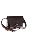 Vintage Leather Shoulder Purse with Adjustable Strap