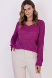 Lightweight Transparent Raglan Sleeve Sweater