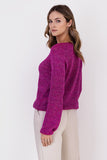 Lightweight Transparent Raglan Sleeve Sweater