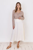 Lightweight Transparent Sweater with Raglan Sleeves