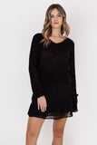 Lightweight Transparent Sweater with Raglan Sleeves