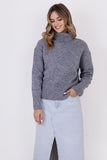 Classic Turtleneck Sweater with Ribbed Trims for All Occasions