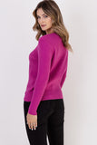 Heart-Shaped Warm Sweater with Slim Sleeves - Essential Basic