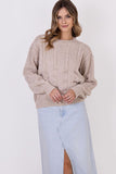 Cozy Acrylic-Wool Blend Knit Sweater for All Seasons