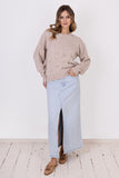 Cozy Acrylic-Wool Blend Knit Sweater for All Seasons
