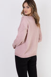 Sporty Plaid Sweater with Feminine Braids and Slimming Design