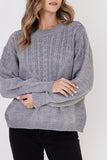 Sporty Plaid Sweater with Feminine Braids and Unique Design