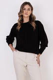 Sporty Plaid Sweater with Feminine Braids and Unique Design