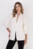 Ribbed Stand-Up Collar Cardigan for Cold Weather