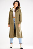 Loose-Fitting Hooded Sweatshirt with Side Slits and Pockets