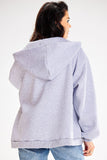 Cozy Zippered Hoodie with Front Pockets and Hood