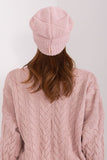 Elegant Winter Hat with Smooth Texture & Decorative Pearls