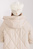 Elegant Winter Hat with Pearl Accents and Smooth Texture