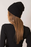 Smooth Textured Women's Winter Hat with Decorative Pearls