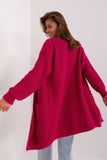 Casual Long Sleeve Cardigan with Slip Pockets