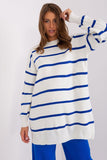 Casual Long Striped Sweater for Everyday Wear