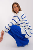 Casual Long Striped Sweater for Everyday Wear