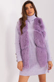 Soft Polyester Fur Vest with Pockets for Everyday Wear