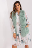 Elegant Soft Fur Vest with Pockets for Everyday Wear